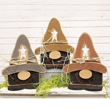 Wooden Fall Gnome w/Star Cutout, 18